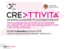 Presentazione generale - Provincia di Pesaro e Urbino
