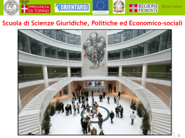 Scuola di Scienze Giuridiche, Politiche ed Economico