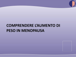 comprendere l`aumento di peso in menopausa