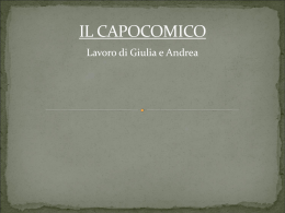 La condizione sociale degli attori (di Giulia e