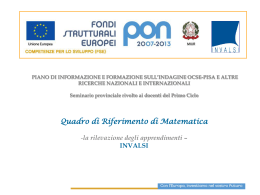 QdR_MATEMATICA_INVALSI - Liceo Scientifico Statale Elio