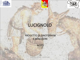 LUCIGNOLO PROGETTO DI ONOTERAPIA E BENESSERE (Alaimo)