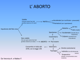 L` ABORTO - Scuola Altamura