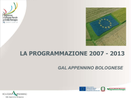 GAL Appennino Bolognese 2007