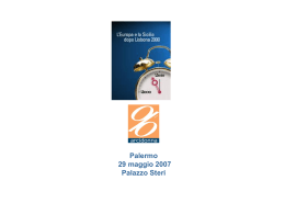 L`Europa e la Sicilia