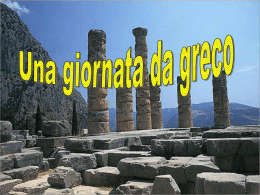 Una giornata da greco (Federico) - Sito Istituto Comprensivo di