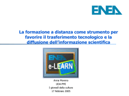 Long distance learning as a tool for improving the technological
