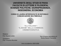 PASCARELLA - Cim - Universit&agrave; degli studi di Pavia