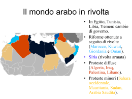 Prima delle primavere arabe