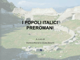 Popoli italici prima dei Romani (a cura di Giulia