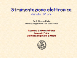 Presentazione ppt - Universit&agrave; degli Studi di Milano