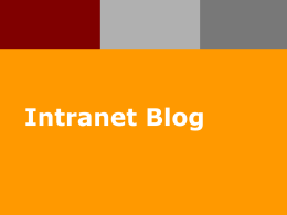 intranet-blog