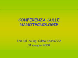 conferenza sulle nanotecnologie