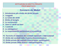 Introduzione al nuovo Diritto privato