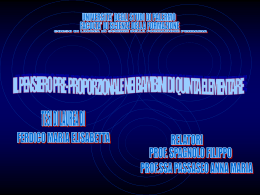 UNIVERSITA` DEGLI STUDI DI PALERMO FACOLTA` DI SCIENZE