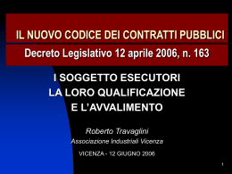 Soggetti e requisiti di qualificazione
