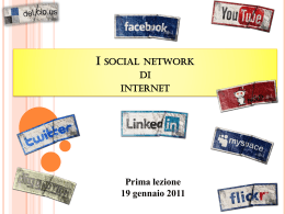 I social network : un`introduzione