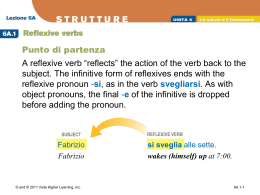 6A.1 Reflexive verbs