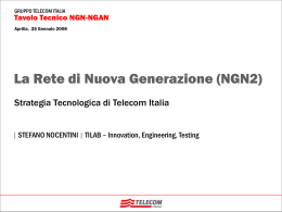 (NGN2) a cura di Stefano Nocentini, TILab