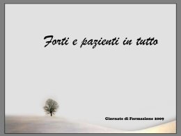 Giornate Formative 2009 - Opera Beato Luigi Novarese