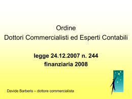 CONSULENZE - Ordine dei Dottori Commercialisti e degli Esperti
