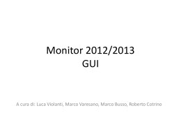 Monitor 2012/2013 GUI