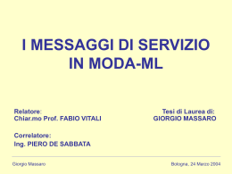 messaggio MODA-ML.