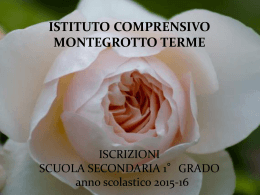 Presentazione di PowerPoint - IC Statale di Montegrotto Terme