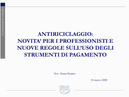 Modalit&agrave; di adempimento degli obblighi di adeguata verifica della