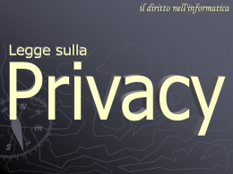 Il Diritto nell`Informatica