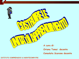 costruire le unit&agrave; di apprendimento