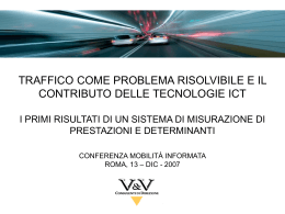 leggi le slides - Mobilit&agrave;, Territori, Tecnologie
