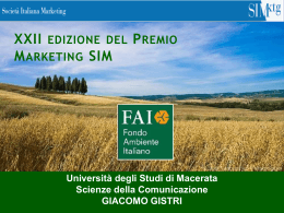 Slides presentazione - alfabetico dei docenti 2009