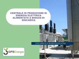 Impianto biogas discarica di Borgogiglione