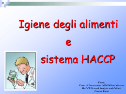 lezione igiene alimenti