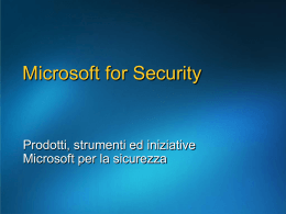 Microsoft for Security