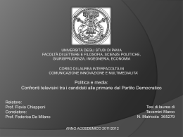 Presentazione Marco Tavernini Tesi - Cim