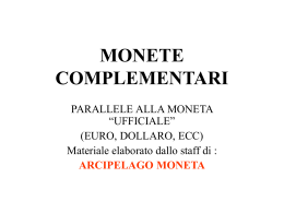 La moneta locale
