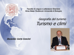 Clima e tempo - Università di Bologna