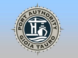 Gioia Tauro Port Authority Presentation