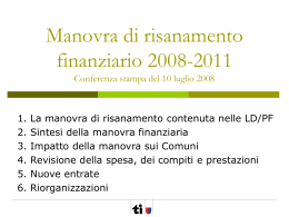 Risanamento delle finanze