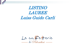 Palombini Listino Lauree LUISS