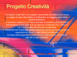 2006-2007 Infanzia Falcone - Progetto Creatività