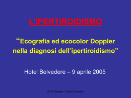 ecocolor Doppler nella diagnosi dell`ipertiroidismo