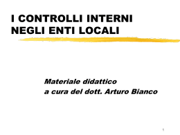 Controlli interni (anno 2011)