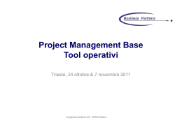 ENEL ICT Project Management Base Tool operativi