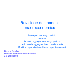 1 Revisione del modello macroeconomico_lungo periodo2009