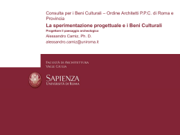 Parte01 - Scarica - Ordine Architetti Roma