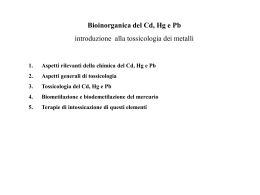 Bioinorganica del Cd, Hg e Pb