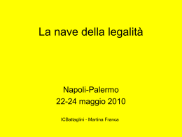 Palermo: La nave della legalità (23 maggio 2010)